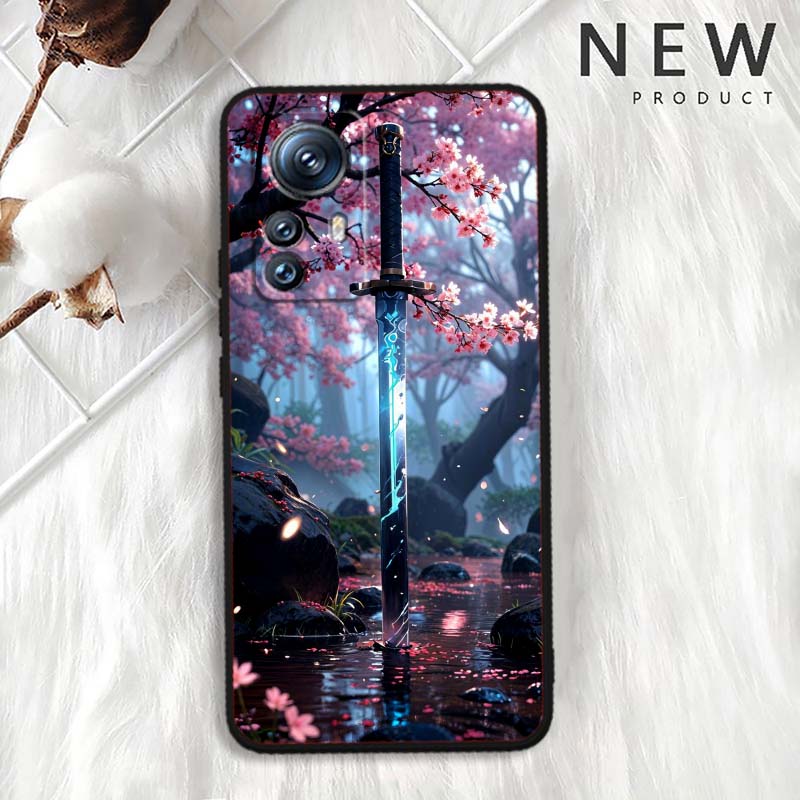 Ancient Style Swordsman For Xiaomi Mi 15 14 13 13T 12 12T 12S 11 11i 11T Pro Ultra Lite 5G Black Soft Phone Case