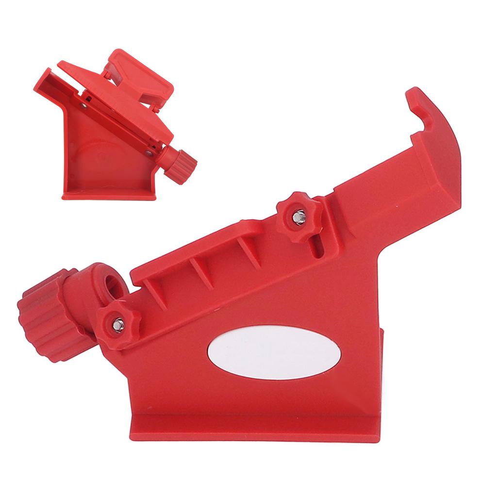 Adjustable Fletching Jig ABS Magnetic Straight Helix Fletching Jig with Clamps for Archery Arrow Red