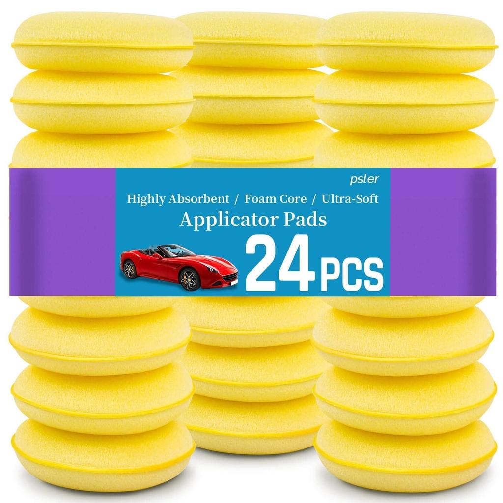 Psler Foam Car Applicator Pads Foam Applicator Pads Detailing Round 4" Polishing Sponge