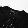JOY SPEAKER Women's Fall Loose Hollow-Out Knit Sweater