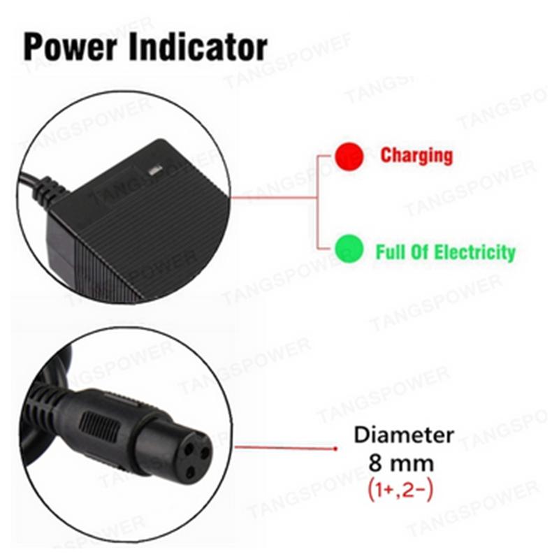 54.6V 3A Lithium Battery Charger For 13S 48V Electric Scooter KugooM4 Li-ion Battery Pack Charger Fast Charging With Cooling Fan AU