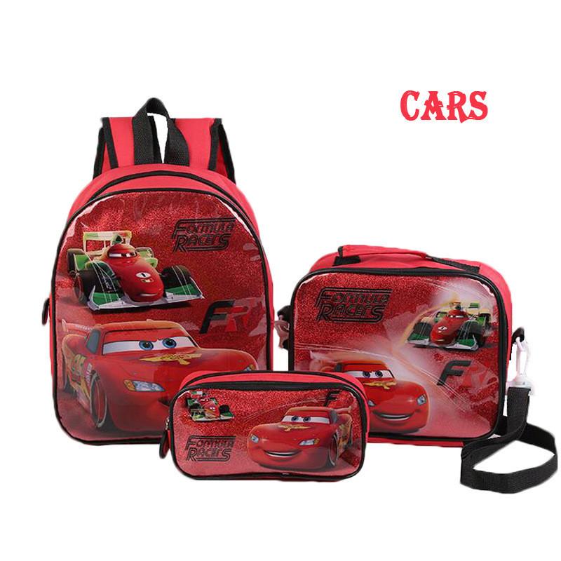 Frozen Spider-man Cartoon Kindergarten School Bag Set For Children