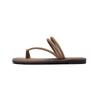 Toe slippers new summer pinch sandals with skirt flat sandals