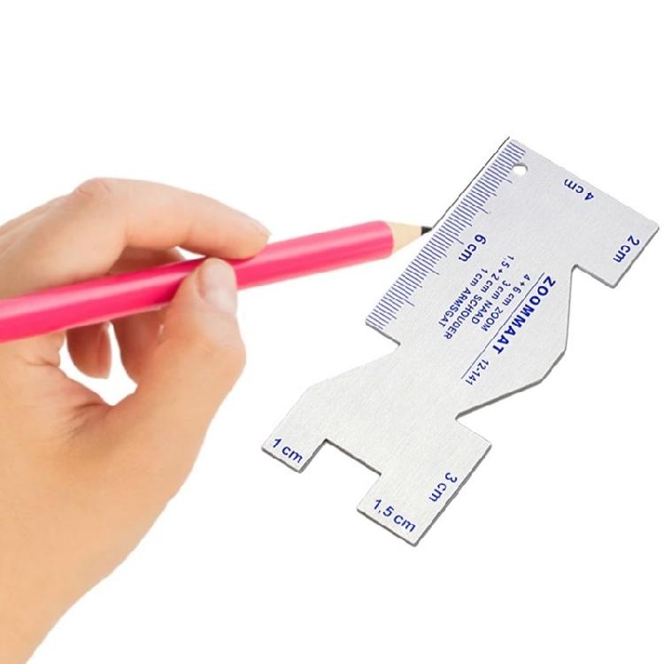 Professional Aluminum Ruler Quilting Ruler for Clothing Pattern Making Measure