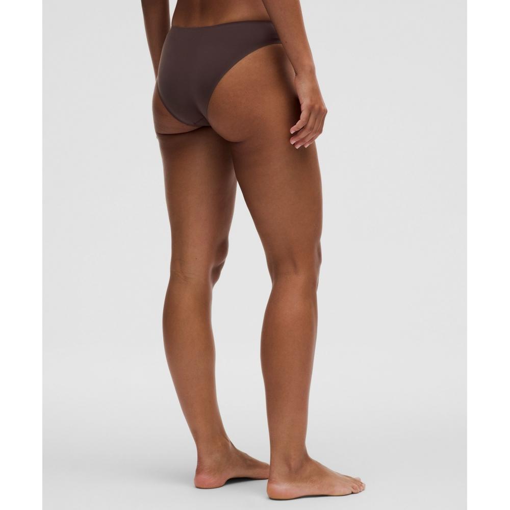 Lululemon Wundermost Ultra Soft Nulu Mid Rise Bikini Underwear  3 Pack Black Riverstone Espresso