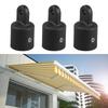 6Pcs Nylon Sliding Caps Light Weight Sliding Eye End Fittings Marine Boats Hardware for Canopy Tents Easy Installation
