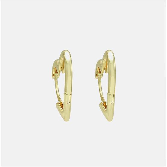 Gold Heart Hoop Earrings for Women Gold Thick Chunky Heart Hoop Earring Heart Huggies Earrings for Women Jewelry Gifts