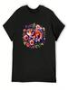 African Fat Tailed Gecko And Flowers T-Shirt Plus Sizes Anime T Shirts Personalized T-Shirt T-Shirts For Unisex Cotton