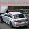 For BMW E93/M3 07-13 F83/M4 14-19 4Series F33 Convertible Roof Trim Cover Trim Strip Accessory Painted Auto Parts