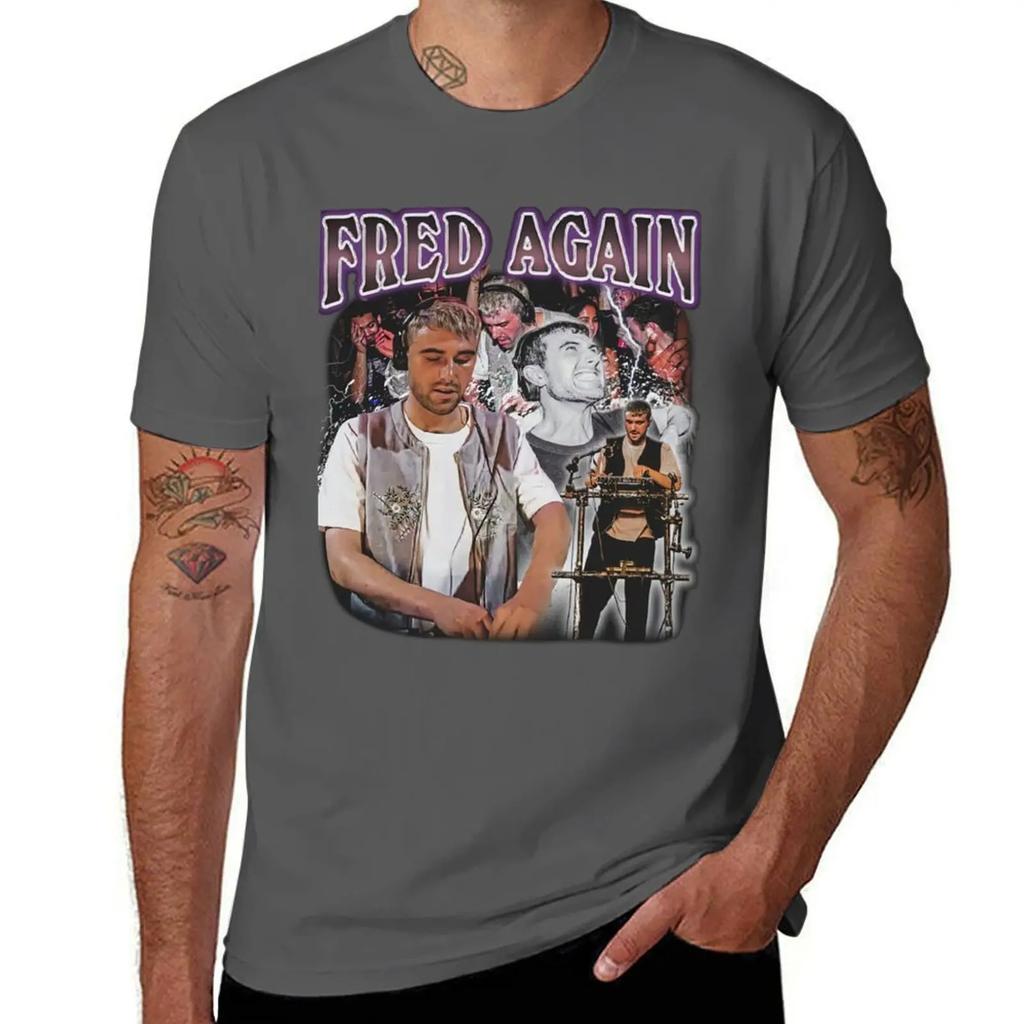 Fred Again Vintage T-Shirt oversized für einen Jungen Sweatshirts, Herren