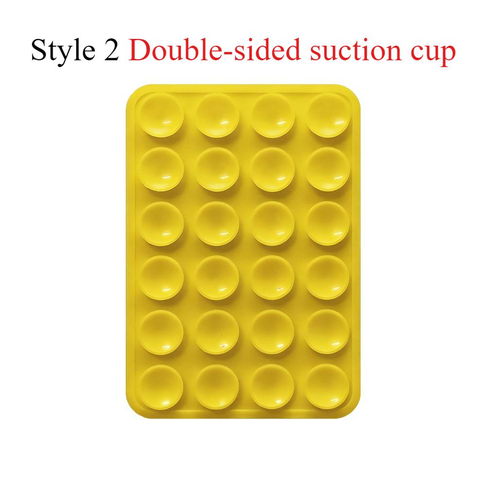 Sticker/Double-sided Suction Cup Adhesive Silicone Suction Pad Bracket Multifunction Rubber Sucker Pad Durable Mobile Phone