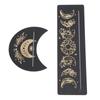 2 Bucăți Suport din Lemn pentru Cărți de Tarot, Formă de Lună și Dreptunghiular, Suport din Lemn pentru Afișarea Cărților de Tarot