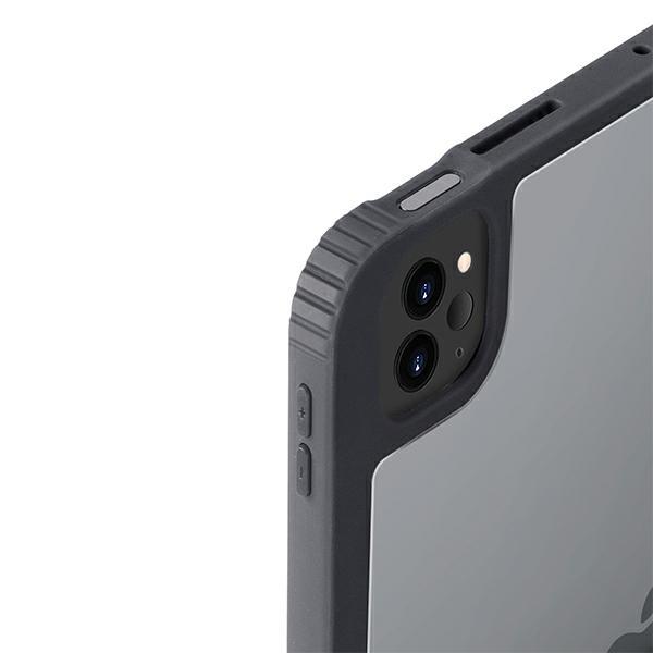 Uniq Etui Moven Ipad Pro 11 (2021/2020) Ipad Air 10.9 (2022/2020) Antimicrobial Szary/Charcoal Grey