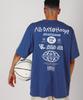 ALL DAY HOOPS Hoop S2 Logo Short Sleeve T-Shirt Blue