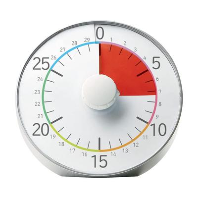 Sonic Timer, Toki-Sapo, 30-Minute Timer, 19cm, Feels the Passage of Time, Silver, LV-5328-SV
