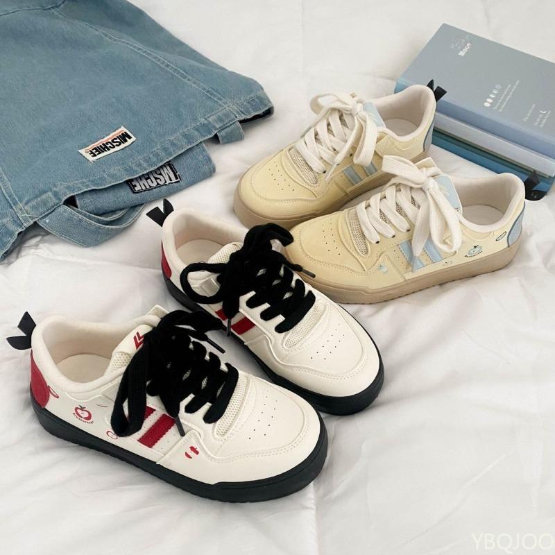 Frühling Neue Dicksohlige Minimalistische Bequeme Damenschuhe Lässige Edition Modische Vielseitige Leichte Plateau-Sneaker
