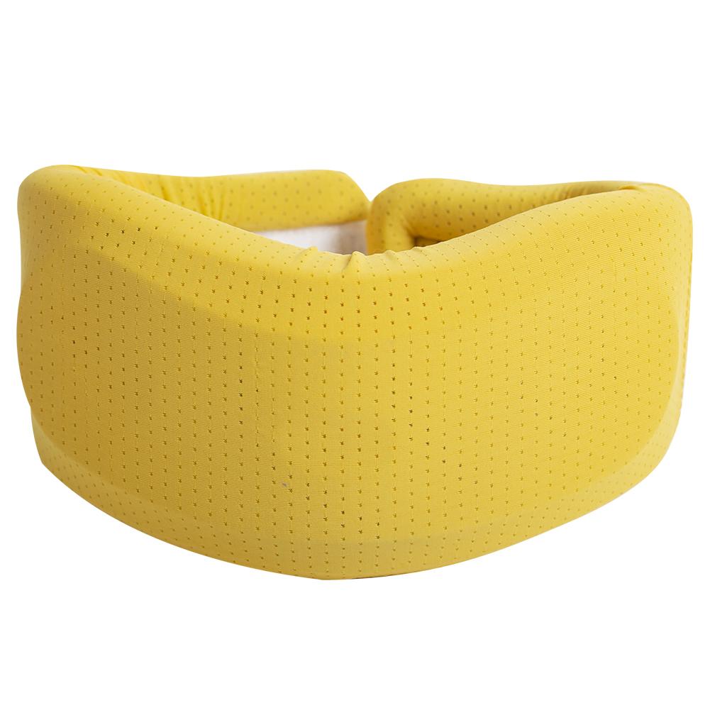 

Шейный бандаж, защитный рукав для шеи, снимает давление на позвоночник, регулируемый воротник для поддержки шеи из губки для женщин и мужчин жёлтый