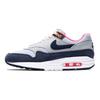 Nike Air Max 1 Pure Platinum Midnight Navy Racer Pink Women's 319986-116