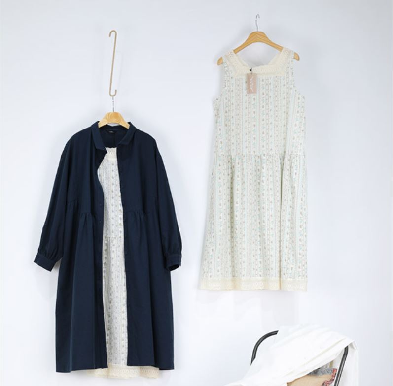 Seutailbaimiin Up-Open Long Dress