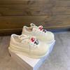 Platform white shoes women's spring new fashionable and comfortable versatile big head height increase casual board shoes women