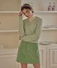 Pandora Fit [Skirt] Blur Skirt Yellow Green