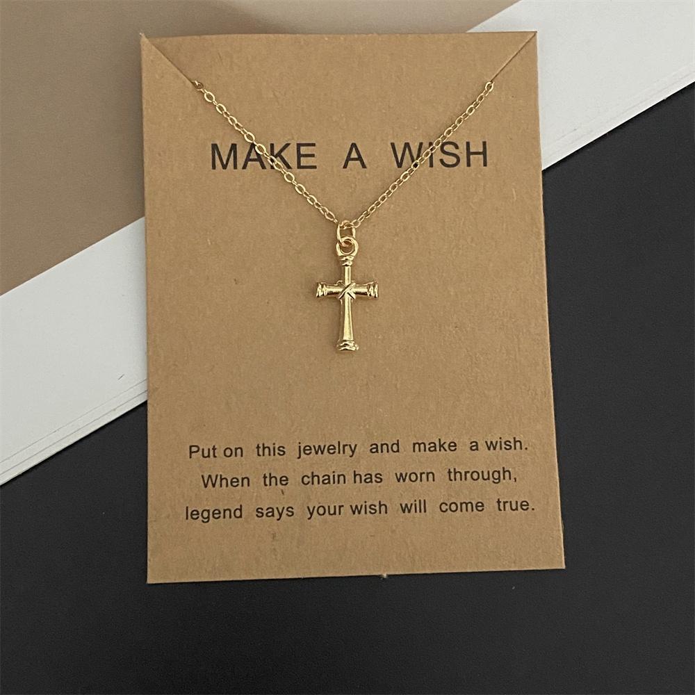 Moon Star Pendant Necklace for Girl Women Golden Color Various Design Link Chain Choker Necklace Gift for Friend Fashion Collar