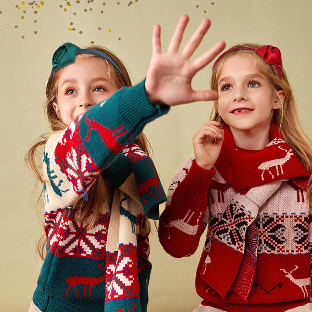 Dziewczęca satynowa opaska na głowę z kwiatem róży w stylu vintage, opaska do włosów, akcesoria do włosów, nakrycie głowy do stroju ślubnego, ręcznie robiony ozdobny element na głowę