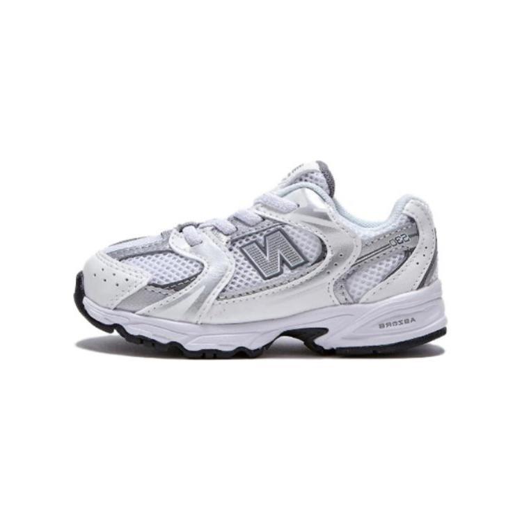(TD) New Balance 530 White Silver Metallic Baby IZ530AD EU 27.5