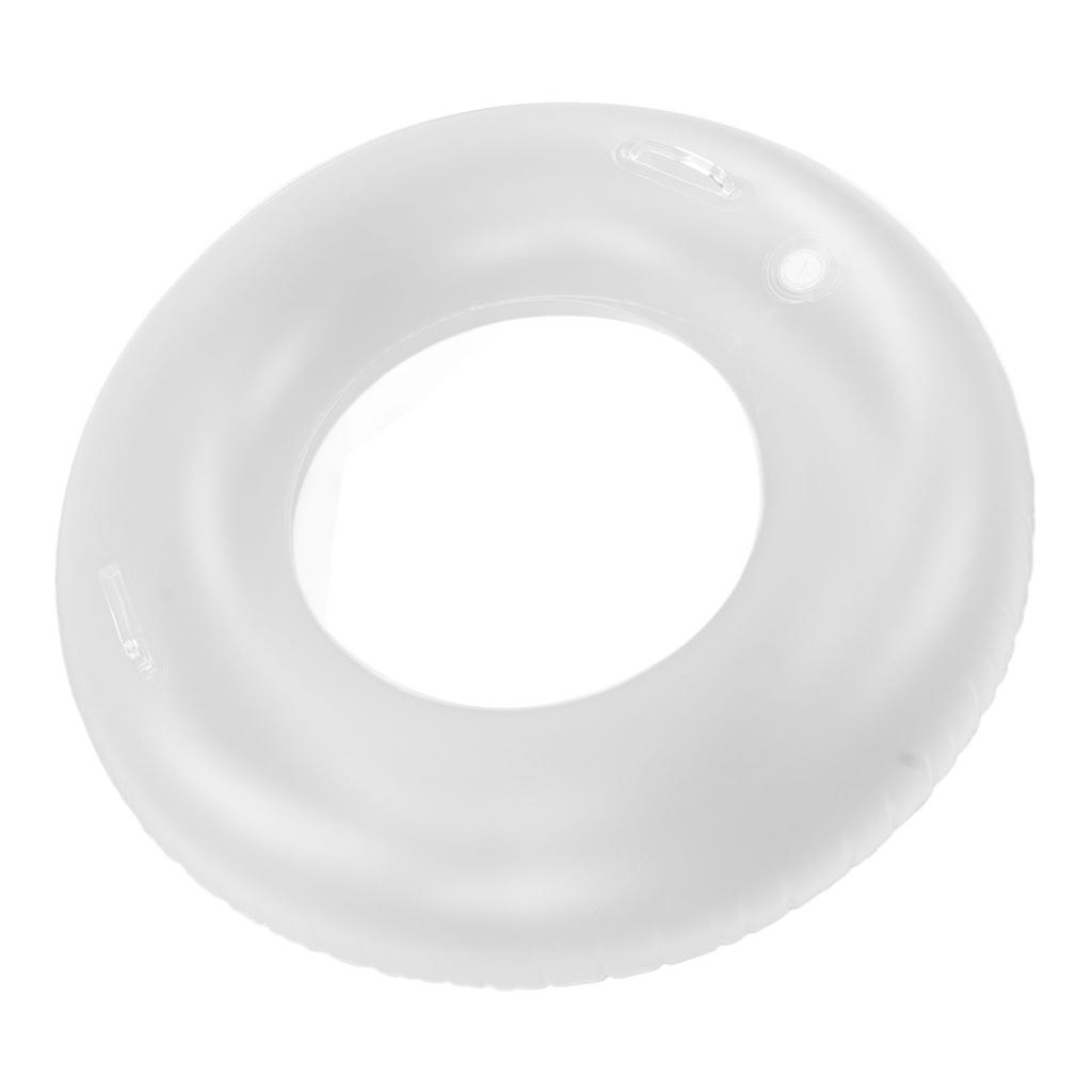 Transparent Floating Ring PVC Inflatable Swimming Pool Floats Ring with LED Light for Summer Pool Party