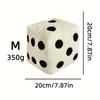 1pc Soft Throw Pillow 1pc Soft Decorative Dice Throw Pillow,  Suitable for Living Room and Bedroom Couch, Home Decor Room Decoration, Removable