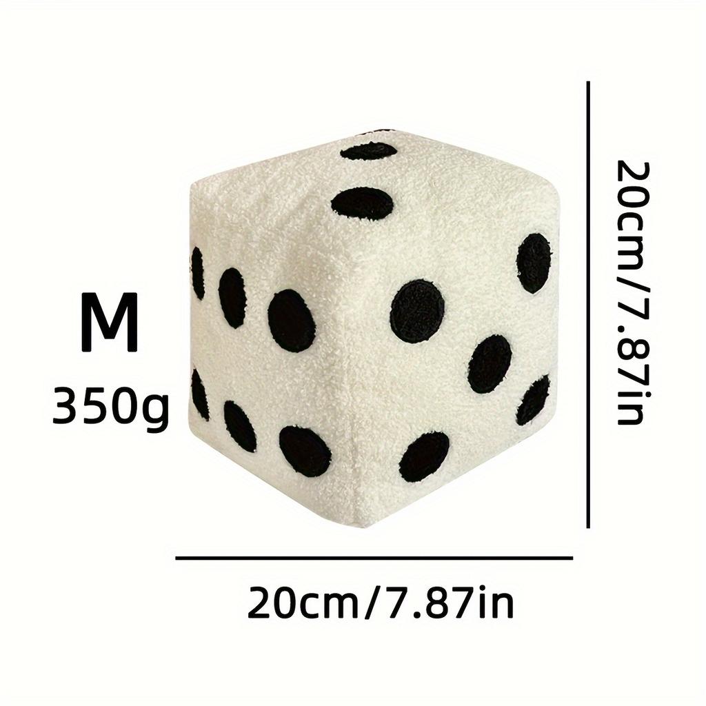 1pc Soft Throw Pillow 1pc Soft Decorative Dice Throw Pillow,  Suitable for Living Room and Bedroom Couch, Home Decor Room Decoration, Removable