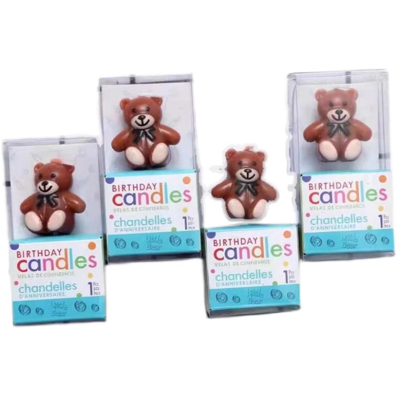 Gold-Plated Number Candle Set (50 Pieces) - Free Shipping, One-Year-Old Birthday Cake Decorations