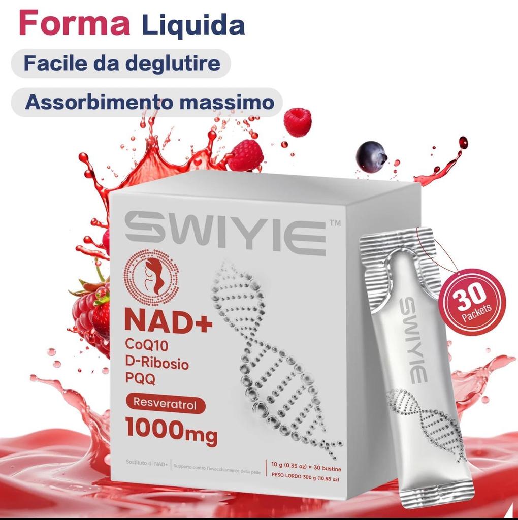 Swiyie-Nad Potravinový doplněk s příchutí bobulí - Liposomální nikotinamid ribosid