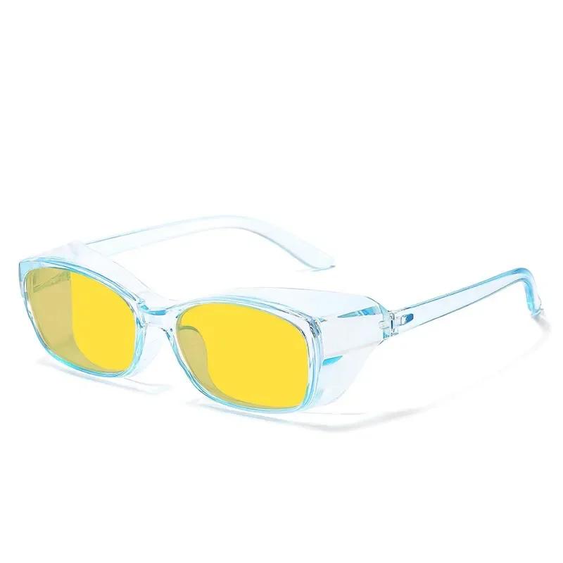 New Fashion Night Vision Edge Protection Women's Sunglasses Outdoor Neutral Night Driving UV400 Anti Blue Light Glasses