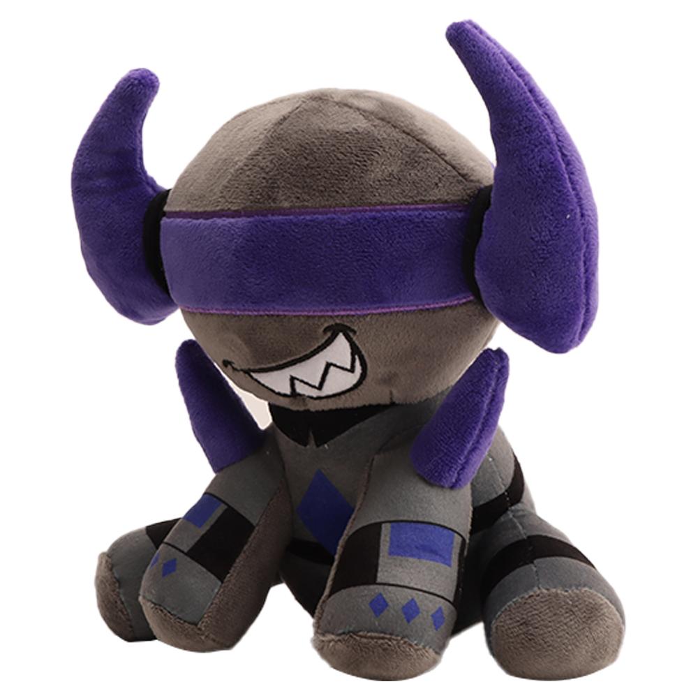20cm Phighting Ban Hammer Plush Toys Two-horned Cow Plush Toys Game Peripheral Figure Cattle Dolls Fans Birthday Gifts Kids Toys