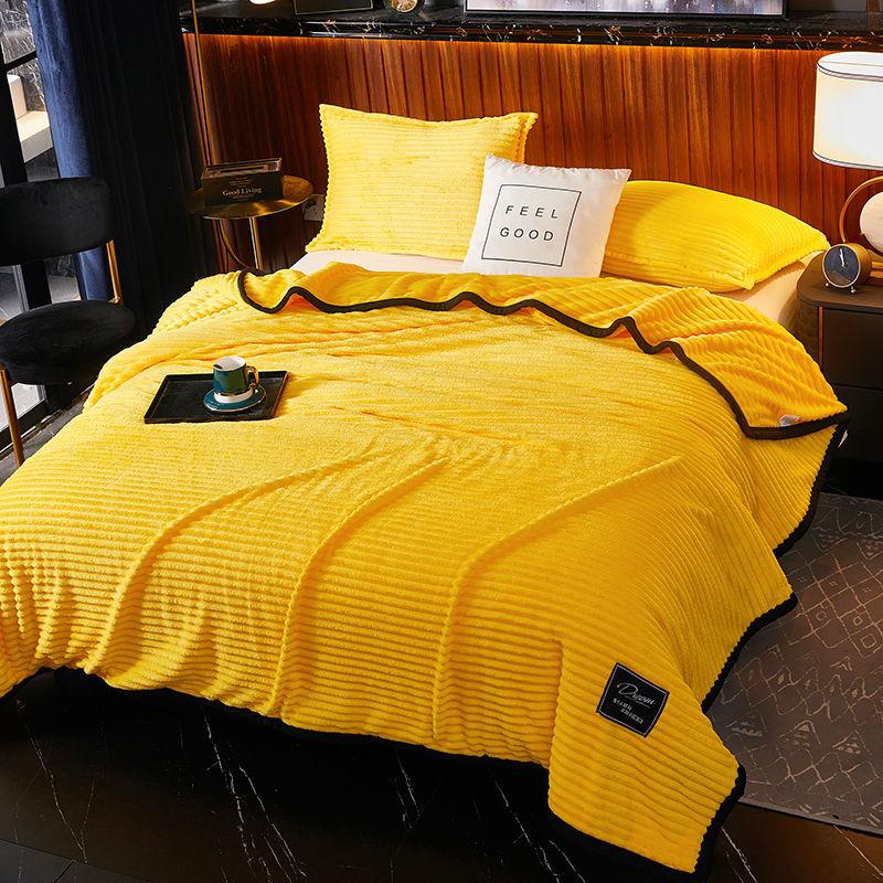 Blankets Bed Sheets Double-sided Velvet Warm Coral Velvet, Nap Time, Air-conditioned Blankets, Dormitories, Thick Velvet Blankets