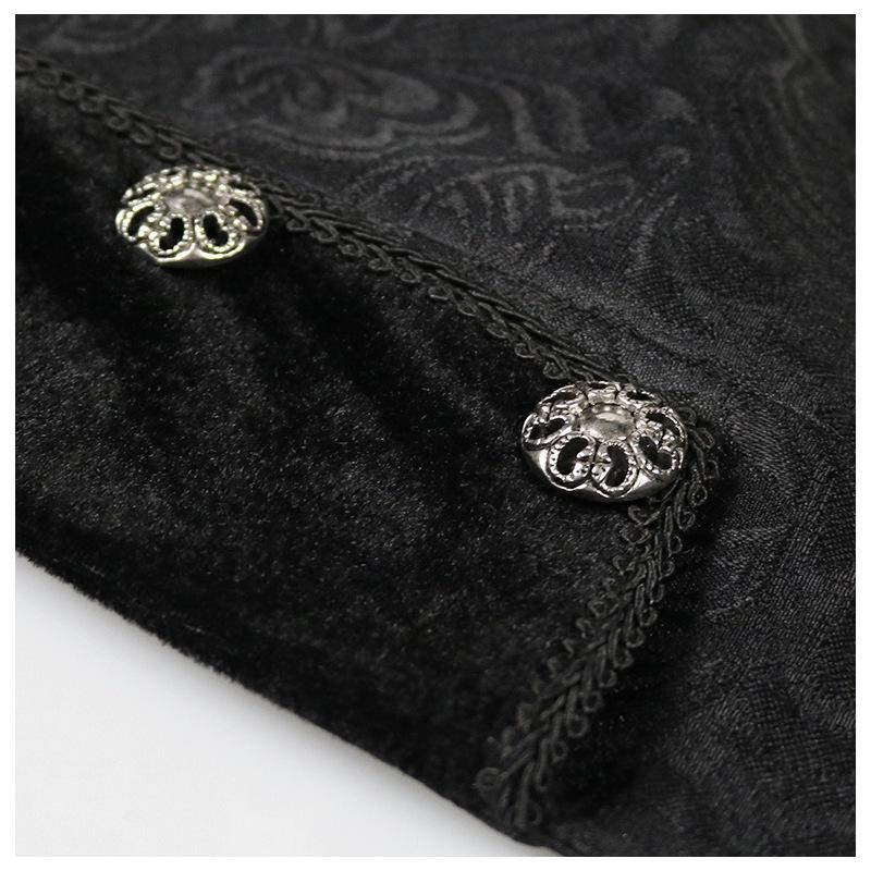 Halloween Men's Medieval Punk Retro Tailcoat