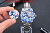 HAMAYOTA Watch Japanese Automatic Winding Great Wave Off Kanagawa Watch Men's Diver's