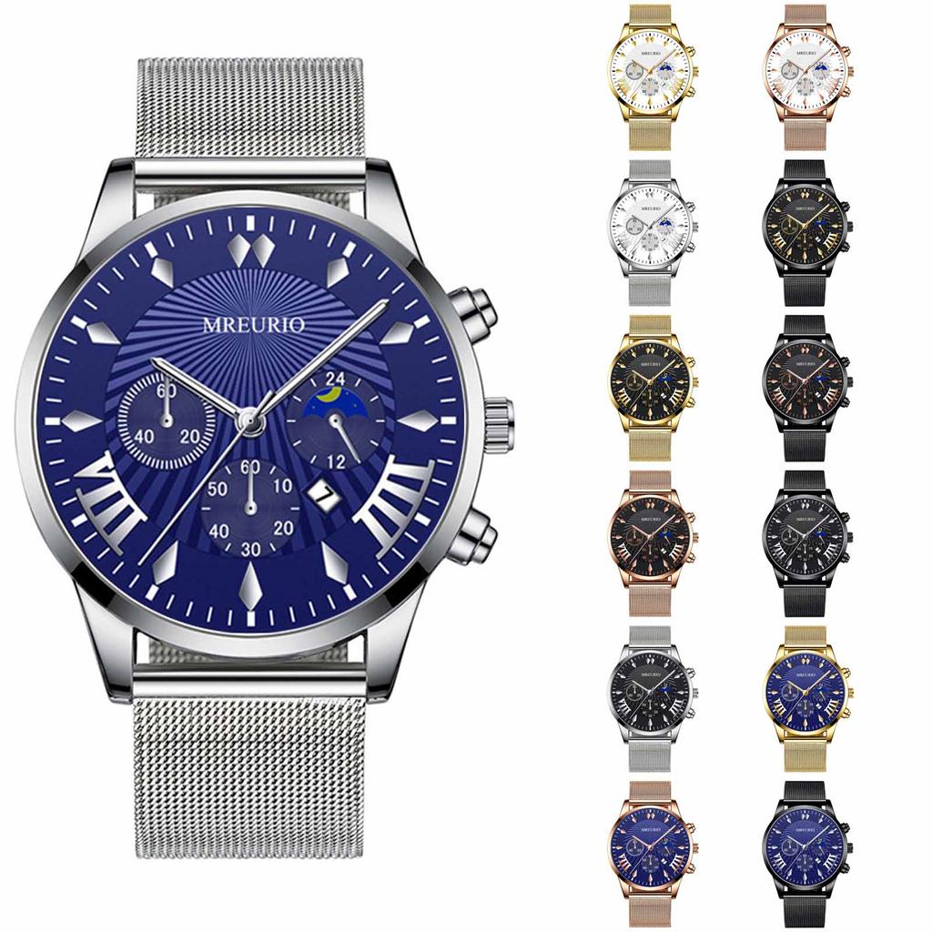 Men's Luminous Running Alarm Clock Watch