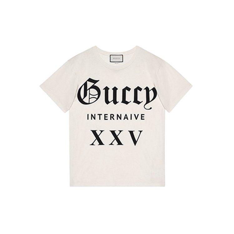 Previous Season "Guccy Internaive XXV" cotton T-shirt 492347X3P077561