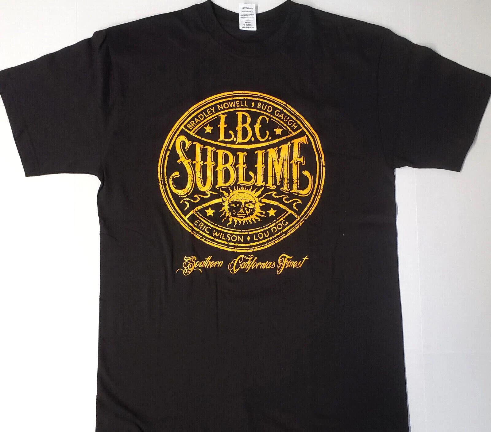 SUBLIME T-shirt LBC Ska Punk Long Beach Cali Tee Adult Men s Black New XXL