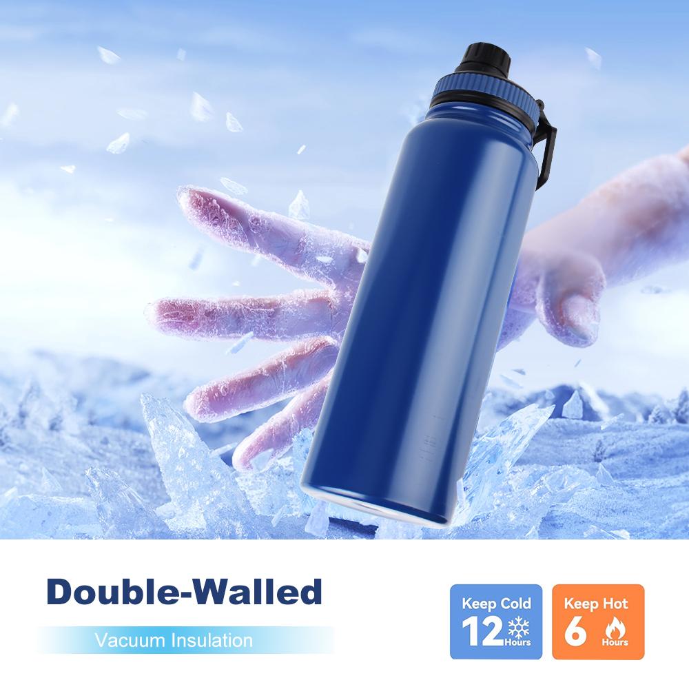 800ML 1000ML Leak Proof Travel Thermo Cup Stainless Steel Vacuum Cup Coffee Mug For Tea Water Bottle Cafe Car Thermos Mug