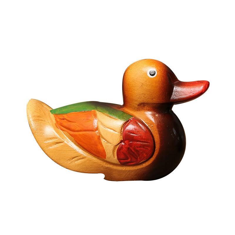 Ruijie Holz-Mandarinenenten-Paar-Ornament