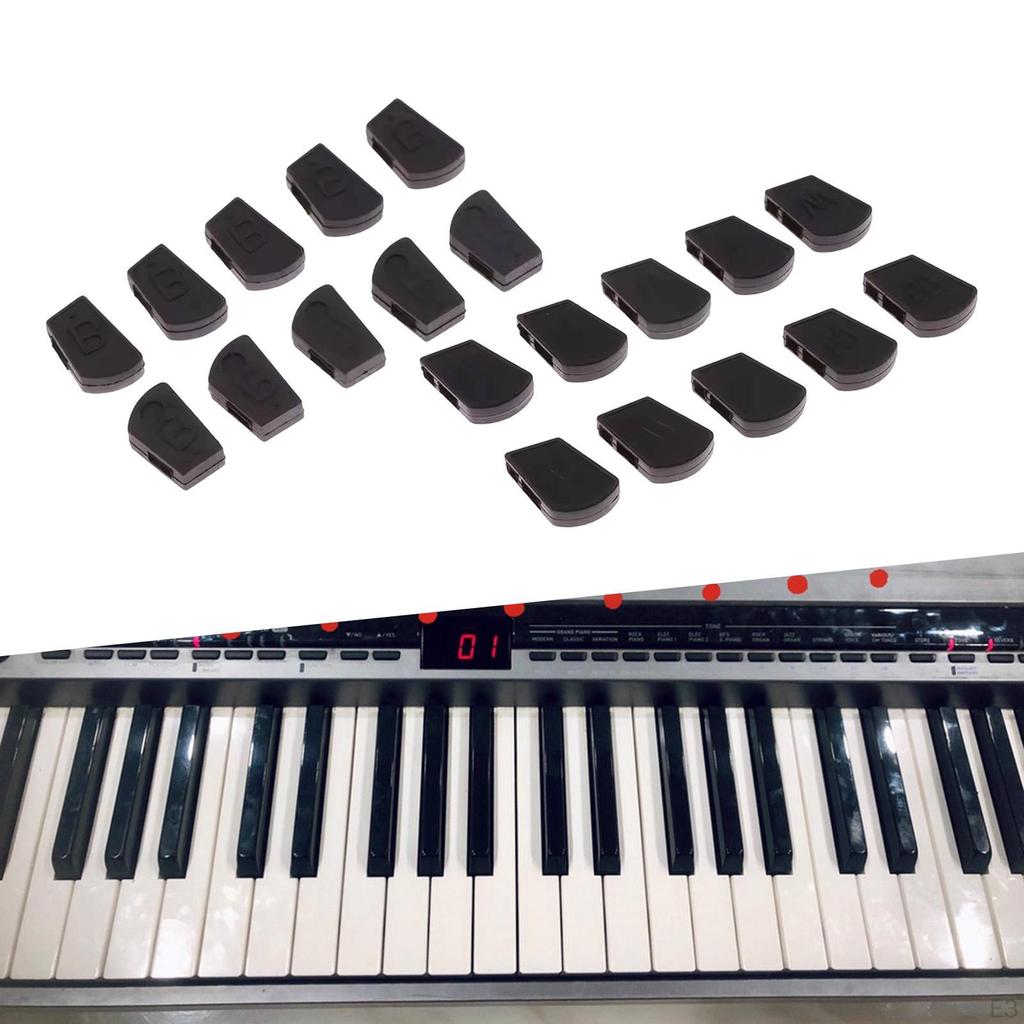10 kusů gumových kláves pro digitální piano, robustní, lehké, pro údržbu a opravy, pro PX330 PX750