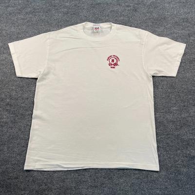 Vintage 90s Harvard University Band Shirt XL 23x28 White