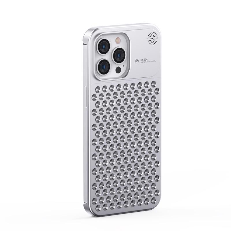 Universal Metal Aromatherapy Case for iPhone 13-15 Pro Max