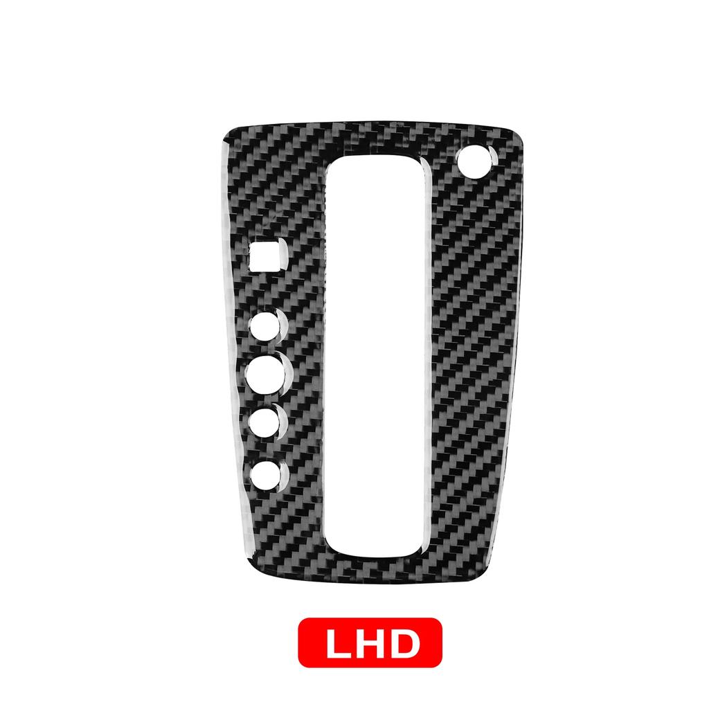 For Nissan Sentra 2013-2019 Carbon Fiber Vinyl Central Console Gear Shift CoverGear Shift Transmission Panel Covers Trim