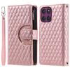 For Motorola Moto G56 5G Case Zipper Pocket Glitter Leather Phone Cover with Wrist Strap