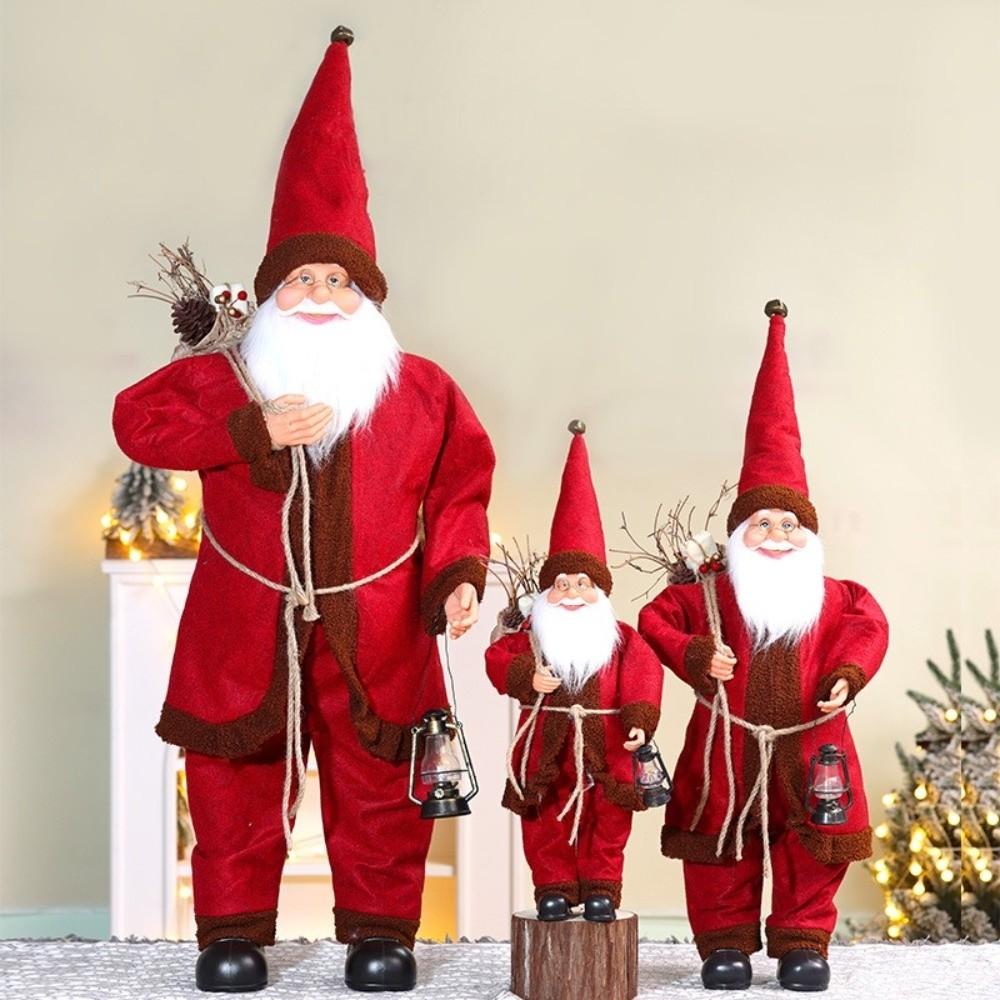 Standing Posture Christmas Santa Doll Santa Claus Ornament Christmas Home Decor