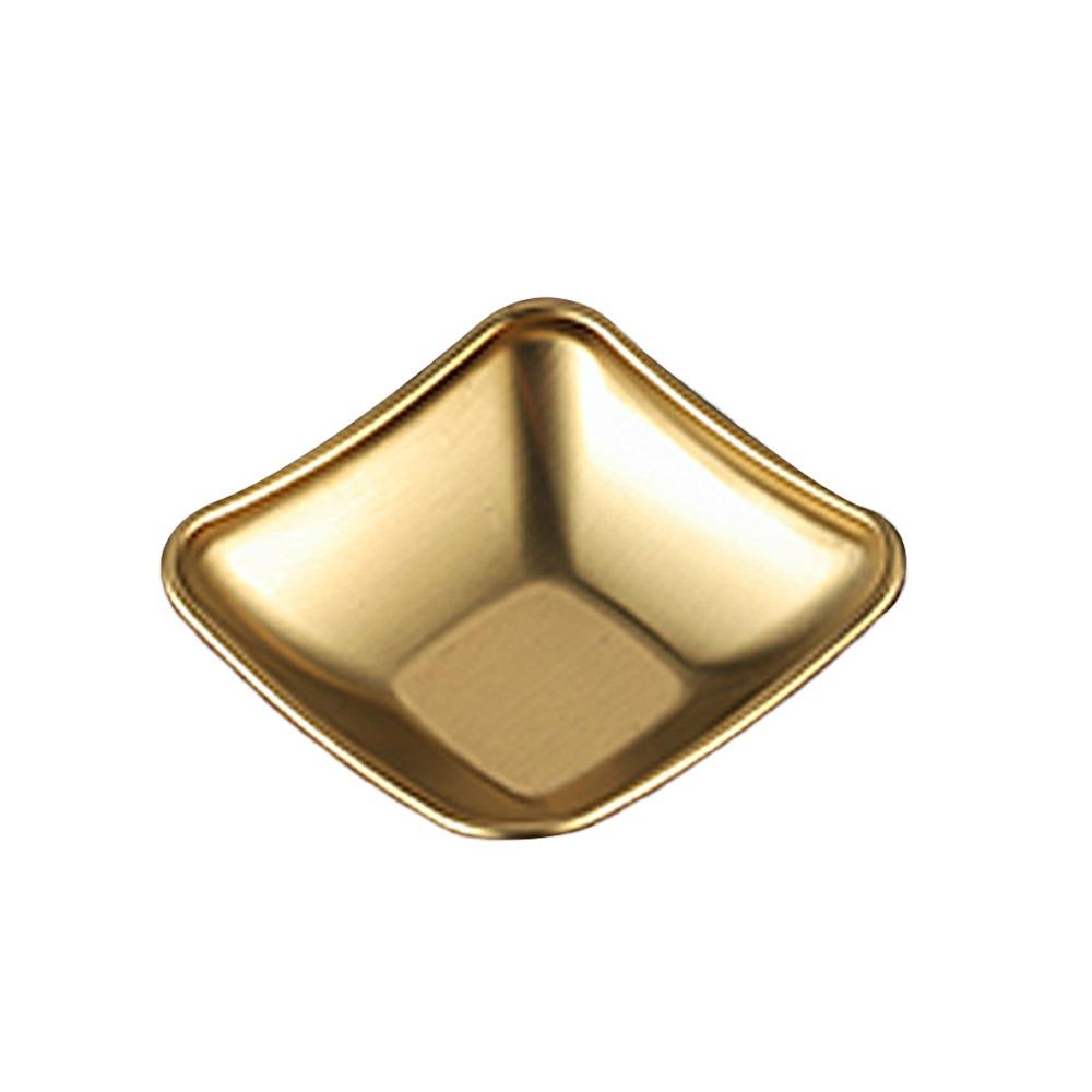 1/2/3 Grids Sauce Plate 304 Stainless Steel Tableware Korean Style Seasoning Dish  Home Resturant